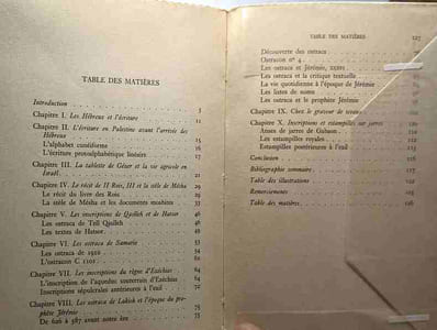 Sur la pierre et l'argile