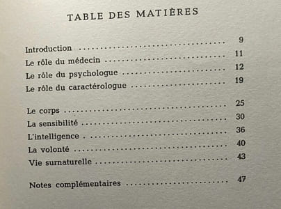Itinéraire médico-psychologique de la vocation