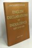 English declarations of indulgence 1687 and 1688. Richard E. Boyer