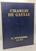 Charles de Gaulle 12 novembre 1970 - avec hommage de l'auteur. Boussel Louis-Henri