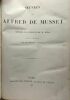 Oeuvres de Alfred de Musset - ornées de dessins de M. Bida gravés en taille-douce par les premiers artistes. Alfred De Musset