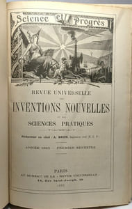 Revue universelle des inventions nouvelles et des sciences pratiques - année 1895 premier et deuxième semestre en 2 volumes - 8e année -science et progrès