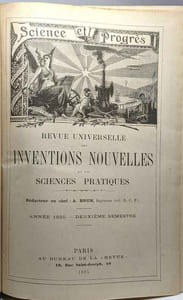 Revue universelle des inventions nouvelles et des sciences pratiques - année 1895 premier et deuxième semestre en 2 volumes - 8e année -science et progrès
