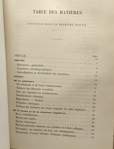 Cours de minéralogie (histoire naturelle) - 2e édition Première et Deuxième partie compilées en un volume