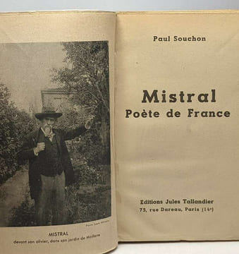 Mistral - Poète de France. Souchon Paul