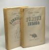 La tortue indigo (1937) + La libellule violette (1942) - 2 livres. Derème Tristan