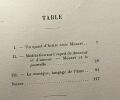 La lumière de Mozart - exemplaire numéroté 14 sur papier Alfa. Boschot Adolphe