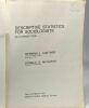 Descriptive Statistics for Sociologists : An Introduction. Loether Herman J