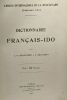 Dictionnaire Français / Ido - linguo internaciona di la delegitaro (sistemo ido). L. De Beaufront L. Couturat