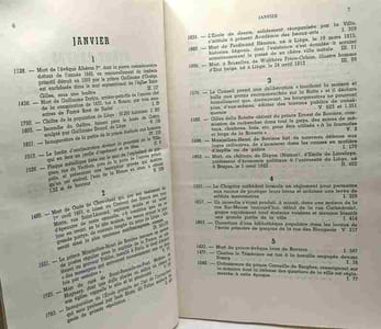 Une année d'éphémérides historiques liégeoises