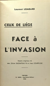 Face à l'invasion - ceux de Liège