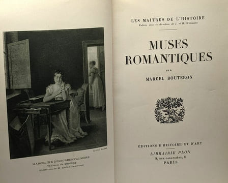 Muses romantiques - les maîtres de l'histoire. Bouteron Marcel