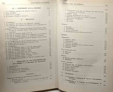 Psycghodiagnostic - méthode et résultats d'une expérience diagnostique de perception ( interprétation livre de formes fortuites) - bibliothèque scientifique internationale sciences humaines
