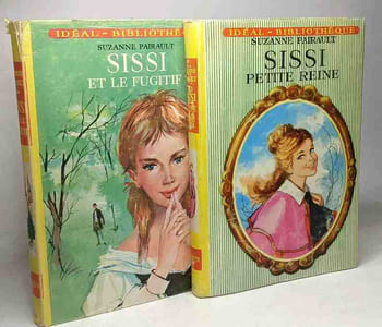 Sissi et le fugitif (ill. Paul Durand) + Sissi petite reine (ill. Jacques Fromont) + Sissi face à son destin + Sissi jeune fille - 4 livres