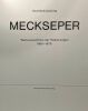 Meckseper - werkverzeichnis der Radierungen 1956-1975. Schmücking Rolf