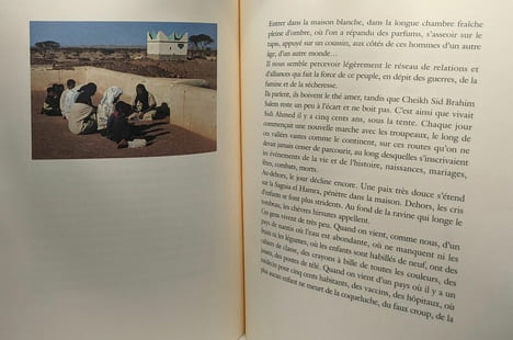 Sahara désert magique + Sahara toujours recommencé - les quatre éléments (hugot Durou) + Gens des nuages (Bruno Barbey Le Clézio). Durov monnot