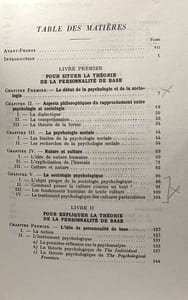La personnalité de base - un concept sociologique --- bibliothèque de sociologie contemporaine -- édition 1966