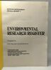 Environmental research register - african environment special report 4. Keith Boucher Nicola Harris