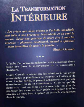 La Transformation intérieure : Notre guérison peut changer le monde. Gawain Shakti
