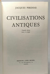 Civilisations antiques - nouvelle édition revue et corrigée