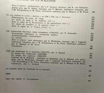 Histoire de la Wallonie - univers de la France et des pays francophones