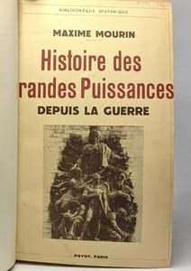 Histoire des grandes puissances depuis la guerre - bibliothèque historique
