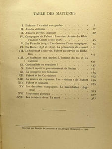 Le maréchal Fabert - temps et visages