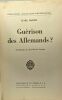 Guérison des Allemands? - coll. l'actualité protestante. Barth Karl