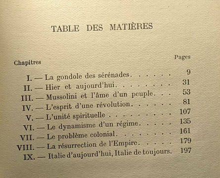 Présentation de l'Italie. Hayward Fernand