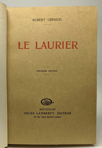 Le laurier - Première édition