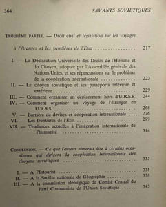 Savants soviétiques et relations internationales - par l'auteur de "Grandeure et chute de Lyssenko"