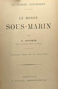 Le monde sous-marin - la science pittoresque
