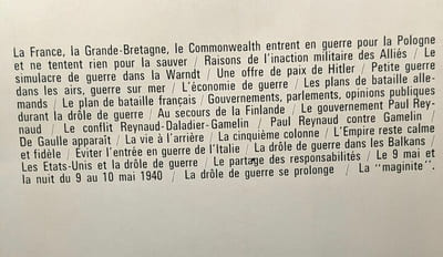 L'attente sous les armes ou la drôle de guerre --- 1939-1940