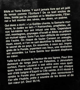 De la terre sainte à la parole de Dieu --- Qui vient sur les collines? cantique des Cantique 2 8