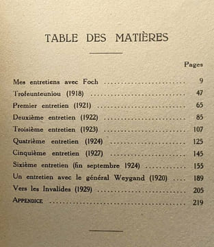 Mes entretiens avec Foch suivis d'un entretien avec le général Weygand. Charles Le Goffic
