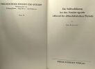 Die Suffixabl&ouml;sung bei den Nomina agentis w&auml;hrend der althochdeutschen Periode. ( = Philologische Studien und Quellen 56). Weinreich Otto