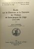 Étude sur le Chartier et le Domaine de l'Abbaye de Saint-Jacques de Liège (1015-1209) - bibliothèque de la faculté de philosophie et lettres de ...