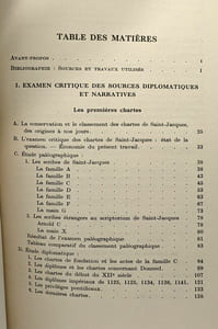 Étude sur le Chartier et le Domaine de l'Abbaye de Saint-Jacques de Liège (1015-1209) - bibliothèque de la faculté de philosophie et lettres de l'université de Liège fascicule CXXIV