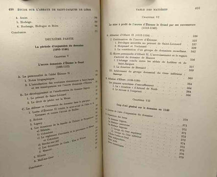 Étude sur le Chartier et le Domaine de l'Abbaye de Saint-Jacques de Liège (1015-1209) - bibliothèque de la faculté de philosophie et lettres de ...
