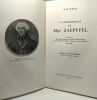 La correspondance de Mgr Zaepffel (1801-1808) - préface de Lucien Febvre. Jean Puraye
