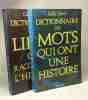 Dictionnaire des mots qui ont une histoire + Dictionnaire des lieux qui racontent l'histoire --- 2 livres. Gilles HENRY