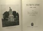 Suriname 1900-1940. Mr. A. Van Traa