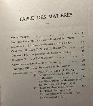 Le Pape et l'Italie (les Accords de Latran) - études philosophiques et religieuses. Cochaux Henri