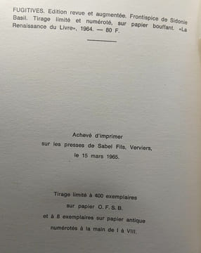 Feux d'Aulne - frontispice de l'auteur - ornements d'A.-Jacqueline Carpentier - avec hommage de l'auteur. Soreil Arsène