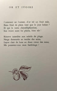 Feux d'Aulne - frontispice de l'auteur - ornements d'A.-Jacqueline Carpentier - avec hommage de l'auteur