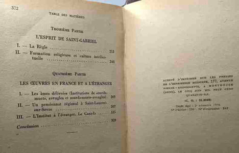 Grignion de Montfort - apôtre de l'école et les frères de Saint-Gabriel. Gaëtan Bernoville