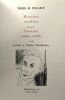 Histoire insolites suivies de nouveaux contes cruels et de Lettres à Charles Baudelaire. Villiers De L'Isle-Adam