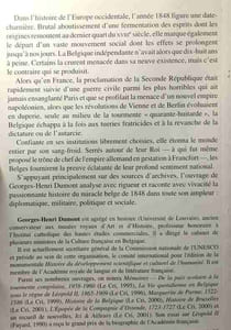 Le Miracle belge de 1848