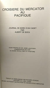 Croisière du mercator au Pacifique - journal de bord d'un cadet par Albert de Bock