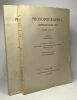 Prosopographia imperii romani saec. I. II. III. pars IV fasciculus 3 (1966) + Pars V fasciculus 1 (1970)--- consilio et avctoritate academiae ...